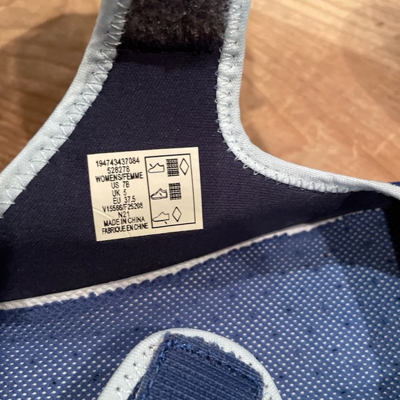 Lands’ End Mary Jane Blue White water sport shoes Outdoorsy Campcore Athletic 7 - Picture 7 of 9